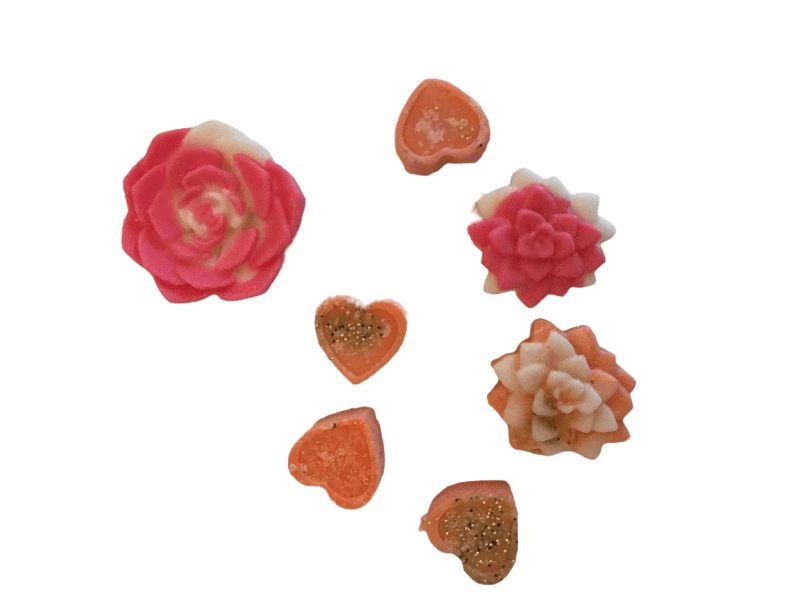 Mixed rose melt wax